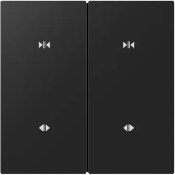 Akubela Zigbee 2 Buton Panjur Anahtar Black Akubela Akilli Ev Sistemleri