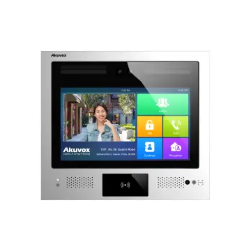 Akuvox X916 13 Dokunmatik Paslanmaz Celik Zil Paneli Ip Interkom Sistemleri