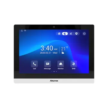 Akuvox C319A 10 Android Beyaz Wi Fi Ekran Ip Interkom Sistemleri