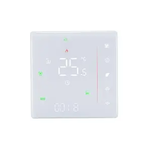 Akubela Zigbee 4 Borulu Fancoil Termostat Akubela Akilli Ev Sistemleri